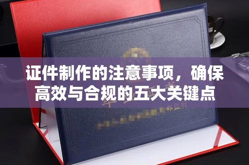 仁寿证件制作的注意事项，确保高效与合规的五大关键点